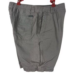 Columbia Mens Omni-Shield Ultimate Rock Creek Shorts 36W Gray Durable Outdoor